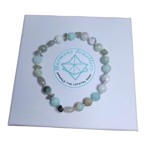 Amazonite, Prehnite, Fluorite Assorted styles bracelets